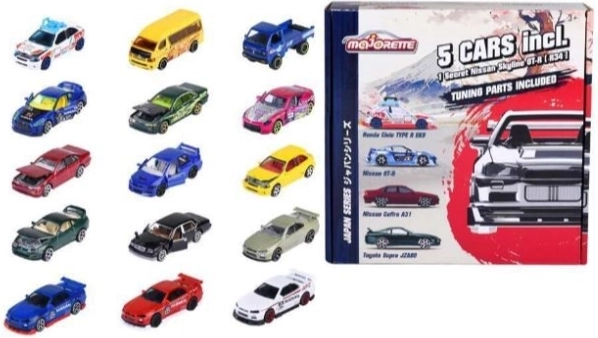 Majorette Bonus Pack Japan serija - Set vozila