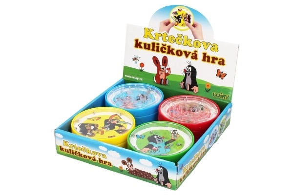 Kuglična igra krtica mala 9x9x1 cm