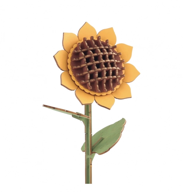 Drvena 3D Suncokret