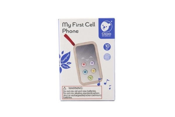 Klasični Svijet Drveni Moj Prvi Mobilni Telefon