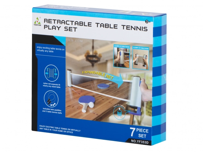 Set za stolni tenis - mrežica i rekete s lopticama