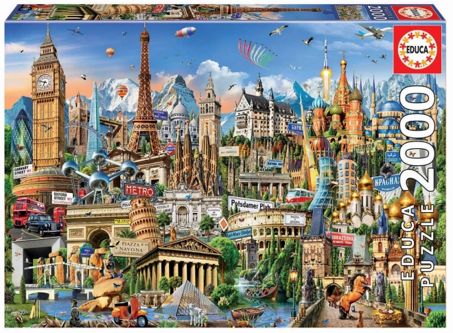 Puzzle 2000 komada, Europa