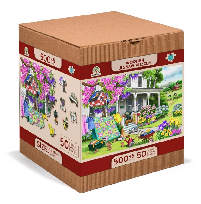 Drvene puzzle Seoski vrt od WOODEN CITY