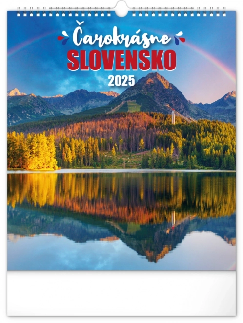 NOTIQUE Zidni kalendar Čarobna Slovačka 2025, 30 x 34 cm