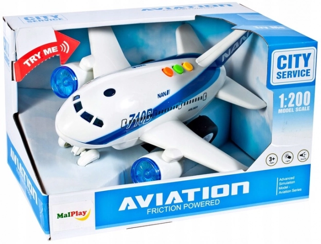 Interaktivni plastični avion za djecu