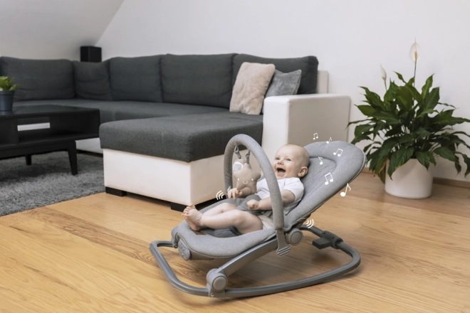 Ležaljka Relax s ružičastim trokutima