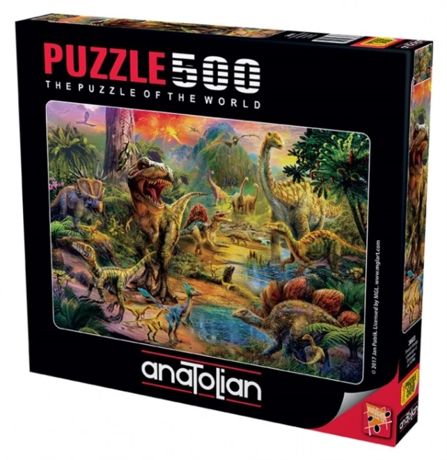 Anatolian puzzle Kraljevstvo dinosaura 500 dijelova