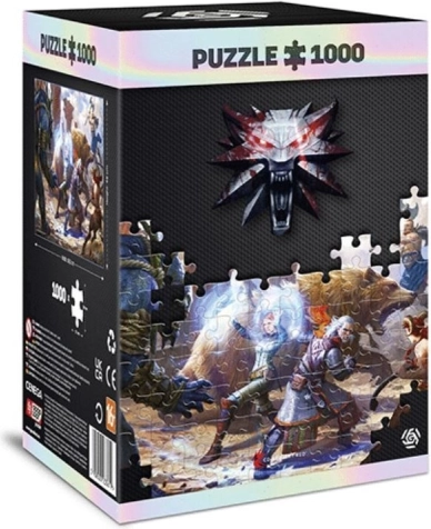 Puzzle GOOD LOOT Vještac – Geralt i Triss u bitci 1000 dijelova