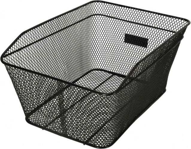 Metalna biciklistička košara za nosač crna 25kg
