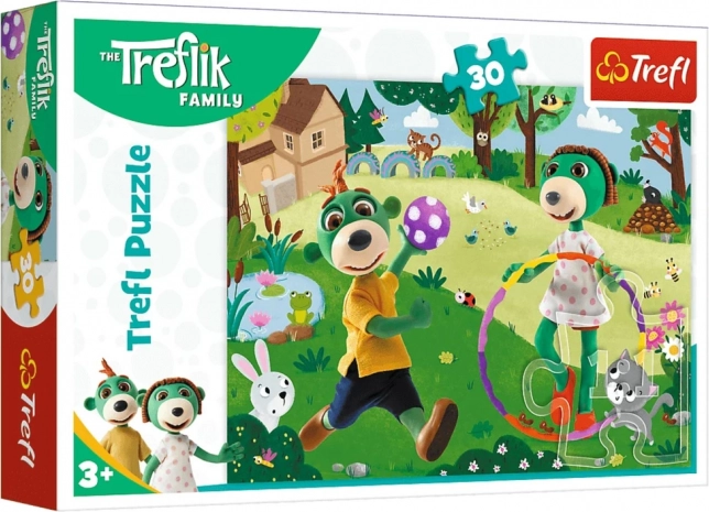 Puzzle od 30 dijelova – Obitelj Treflik: Aktivni dan