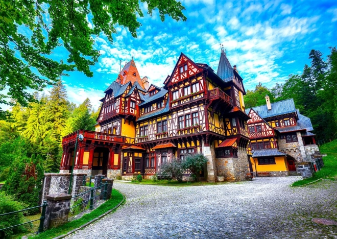 Enjoy puzzle Kraljevska rezidencija Sinaia Rumunjska 1000 dijelova