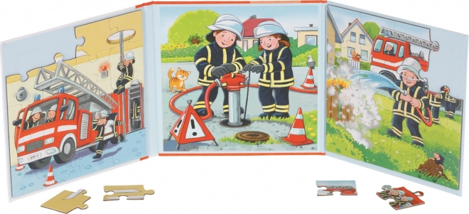 Magnetična puzzle knjiga Vatrogasna postrojba