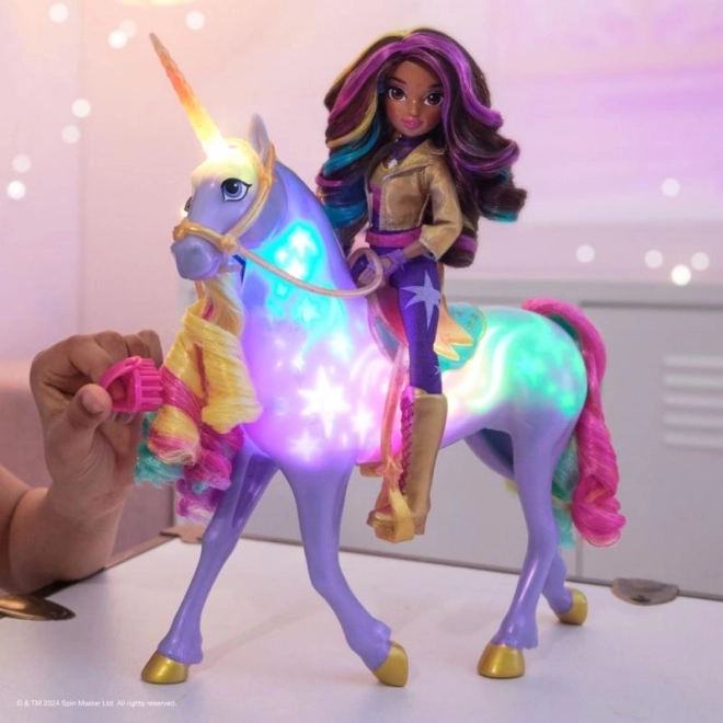 UNICORN AKADEMIJA SVJETLEĆI JEDNOROG WILDSTAR S LUTKOM SOPHIA 24cm