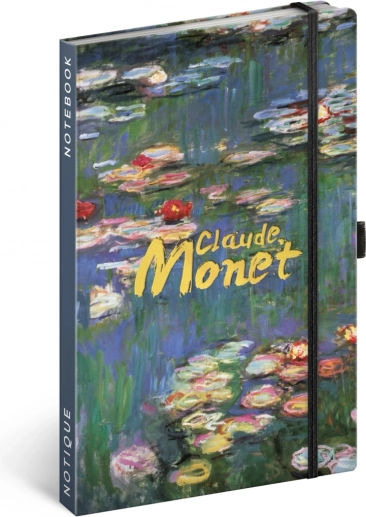 Rupčasti notes NOTIQUE Claude Monet 13 × 21 cm