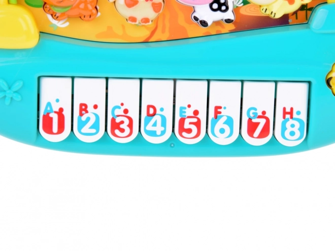 Edukativni interaktivni klavirske orgulje sa životinjama Farma ZA5331
