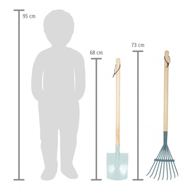 Set vrtnih alata Small Foot - pastelne boje