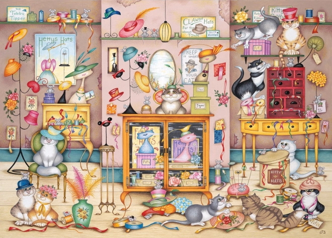 Gibsons puzzle Hettyni šeširi 500 dijelova