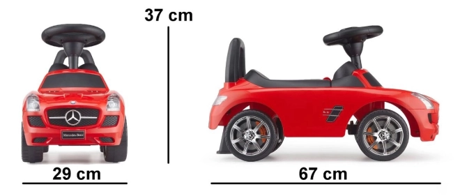Dječje guralice Mercedes-Benz SLS AMG crvena