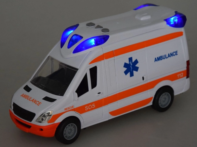 Dječja ambulantna kola s nosilom i svjetlosnim signalima