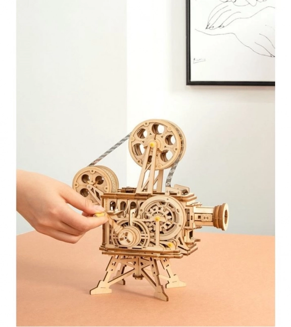 RoboTime 3D drvene mehaničke puzzle Filmski projektor