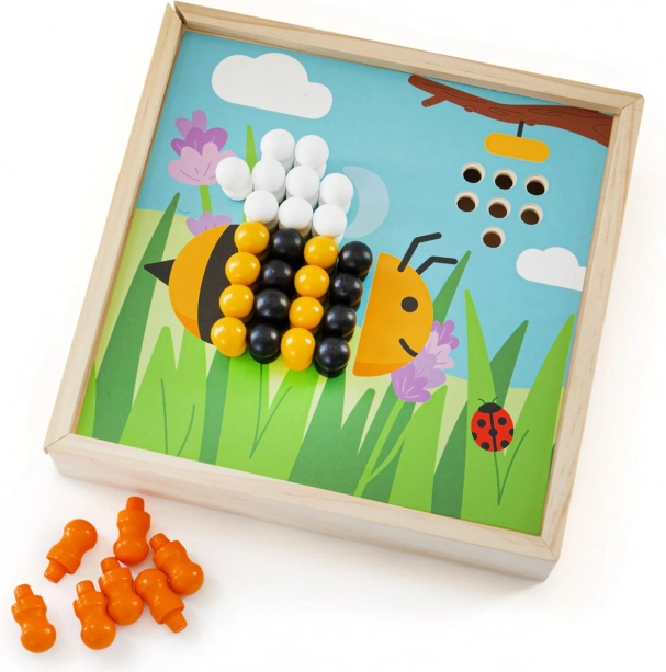 Bigjigs Toys drvena mozaička slagalica Vrt
