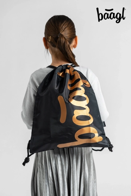 Torba za leđa BAAGL Metallic Bronze