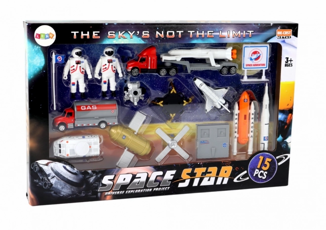 Set figurica Svemirski Kamion Raketa - 15 dijelova
