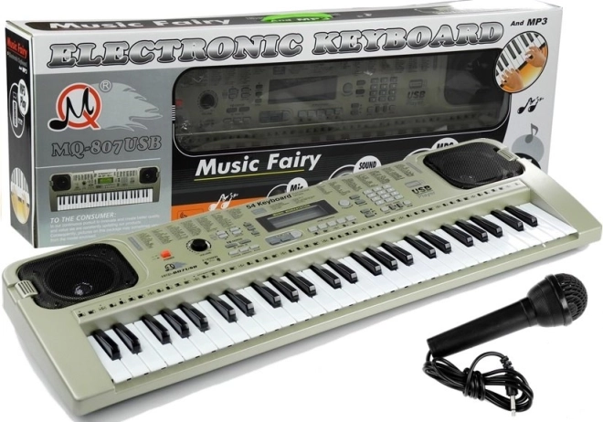 Elektronički klavijaturni instrument s mikrofonom