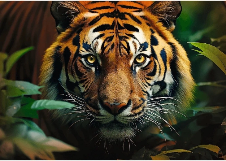 Veličanstveni motiv tigra