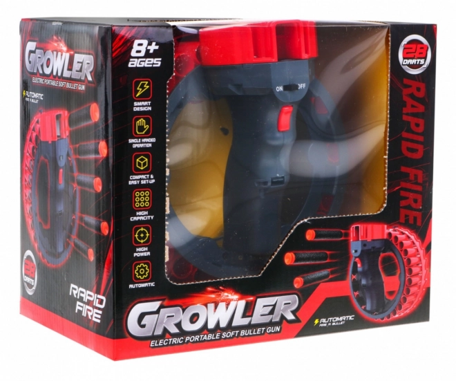 Električna dječja puška Growler s 28 pjenastih strelica