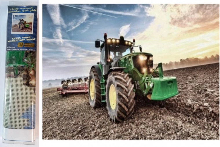 NORIMPEX dijamantno slikanje – traktor 30 × 40 cm