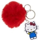 Privjesak s pahuljastim puffom Hello Kitty