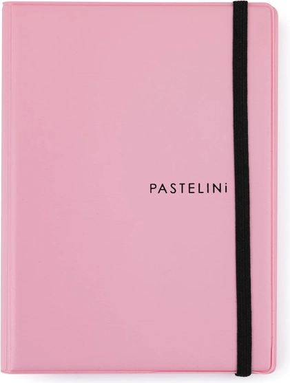 Blok s prstenima A6 Pastelini s dvostrukom skrivenom spiralom