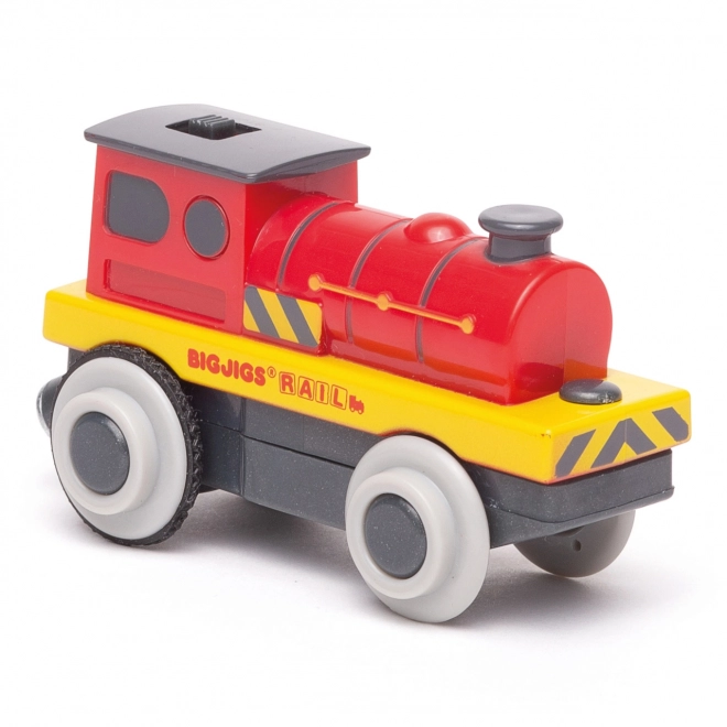 Bigjigs Rail Električna lokomotiva Crveni Jakač