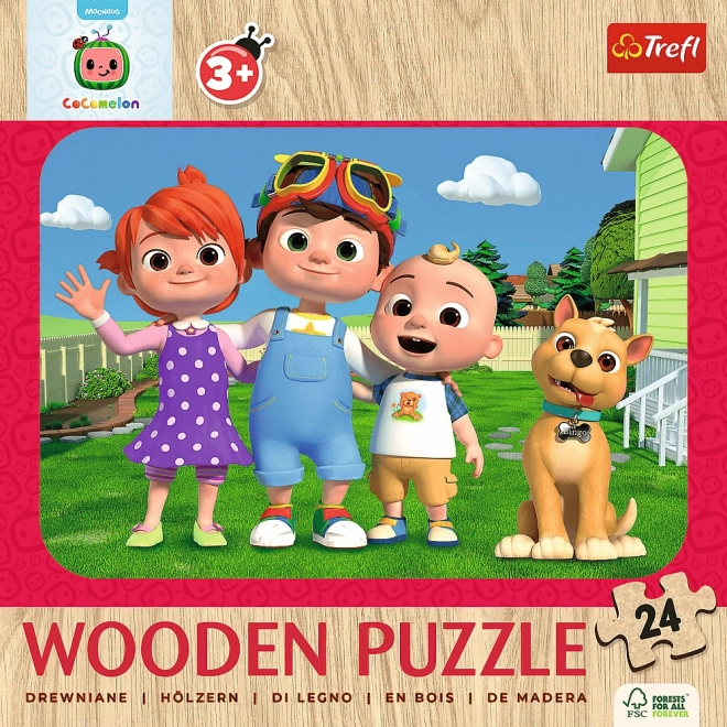 Drvene puzzle Veseli CoComelon 24 dijelova