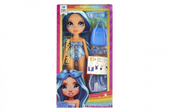 Rainbow High Fashion lutka u kupaćem kostimu - Skyler Bradshaw