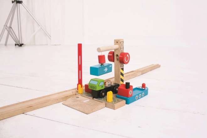 Bigjigs Rail Kontejnerski Terminal