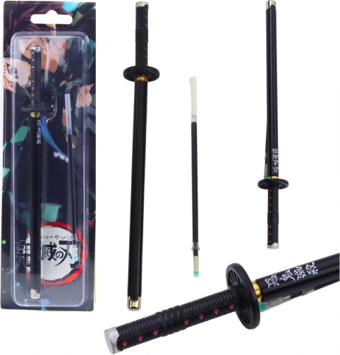 Metalna Olovka Katana Anime Crna Tinta