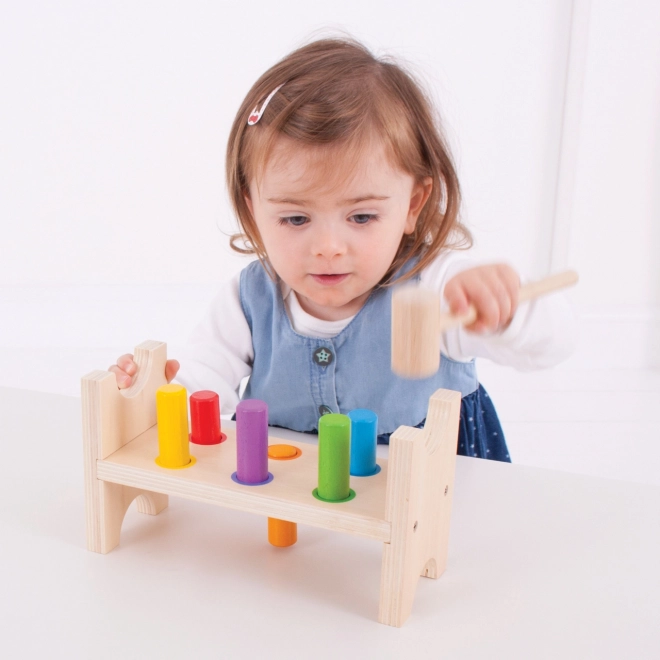 Bigjigs Baby Drvena čekićanka