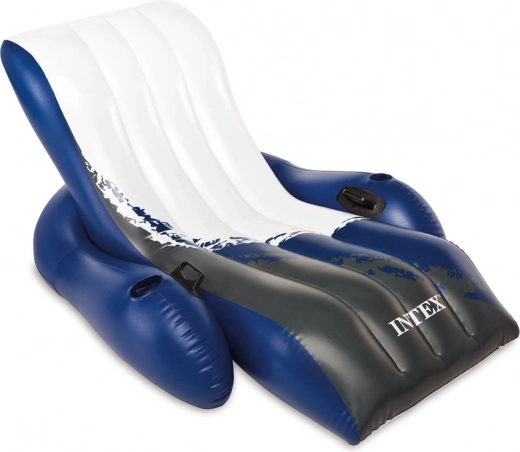 Intex napuhavajuća plažna fotelja 2 u 1, 180 × 135 cm