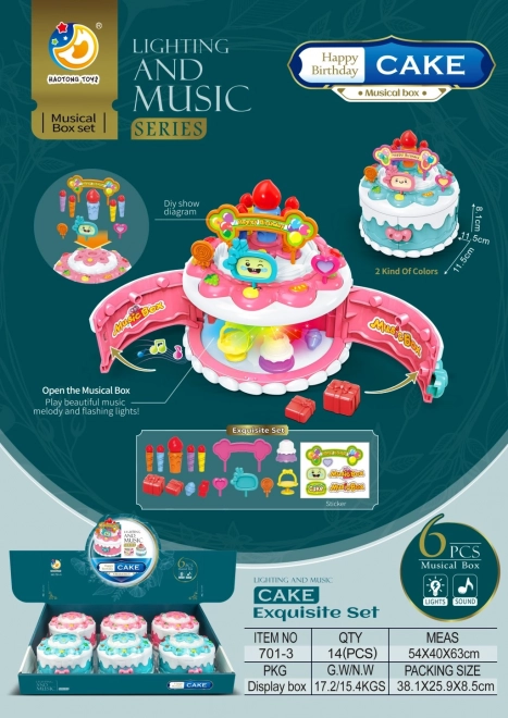 Komplet za igru rođendanska torta