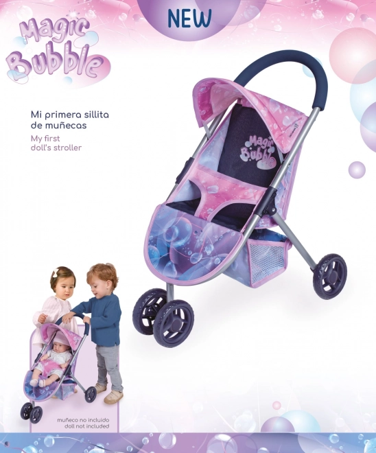 DeCuevas 90276 Sportska kolica za lutke trokolica Magic Bubble 2024 - 55 cm