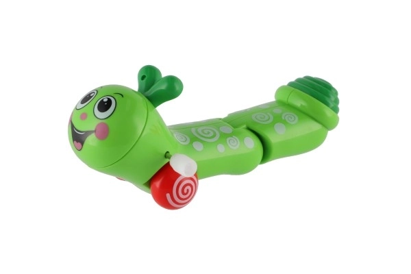 Namotani crvić koji puže, plastika 13cm, 6 boja, 12 komada u kutiji
