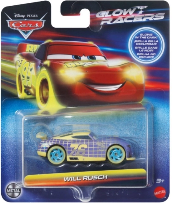 Cars Glow Racers – metalni svjetleći model 1:55
