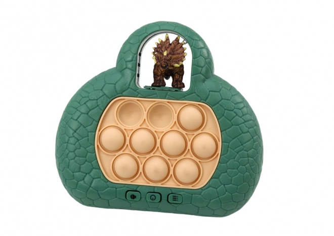 Arkadna igra Pop It Dinosaur za konzolu 4 načina igre Zelena boja
