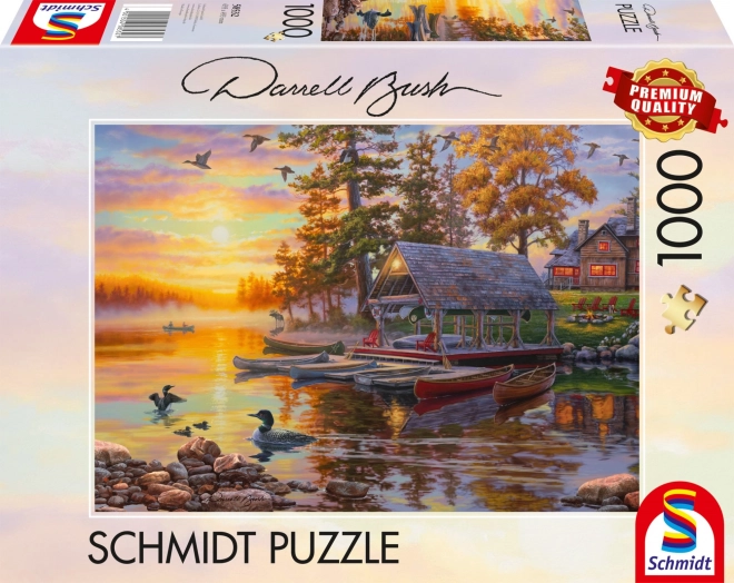 Puzzle Lučica s kanuima 1000 komada