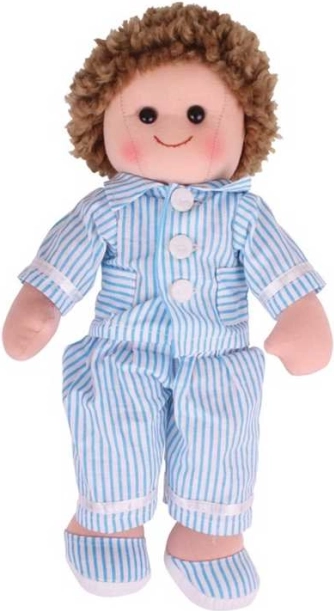Tkanena lutka Artur od Bigjigs Toys - 34 cm