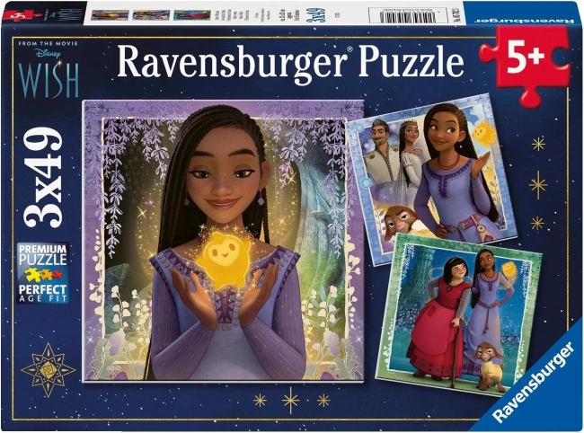 Ravensburger puzzle Disney Wish 3×49 dijelova
