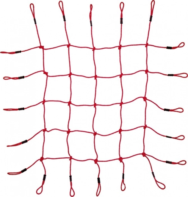 Small Foot Penjačka mreža crvena - 170 x 170 cm