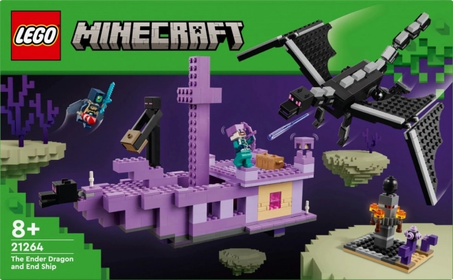 LEGO Minecraft 21264 Zmaj iz Enda i Brod iz Anda